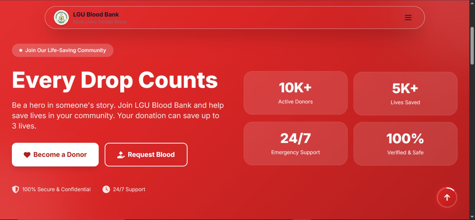 Blood Donation Portal